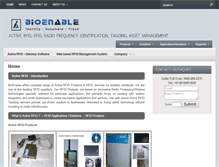 Tablet Screenshot of active-rfid.bioenabletech.com