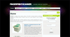 Desktop Screenshot of fingerprint-scanner.bioenabletech.com